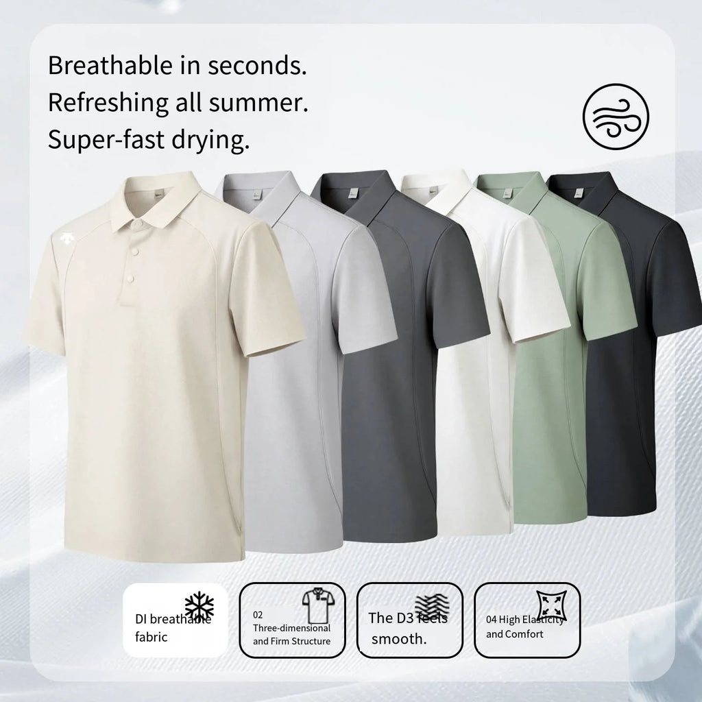 men's new summer brand short sleeves seamless polo shirt lapel printing high quality patchwork t-shirt leisure sports men's wear