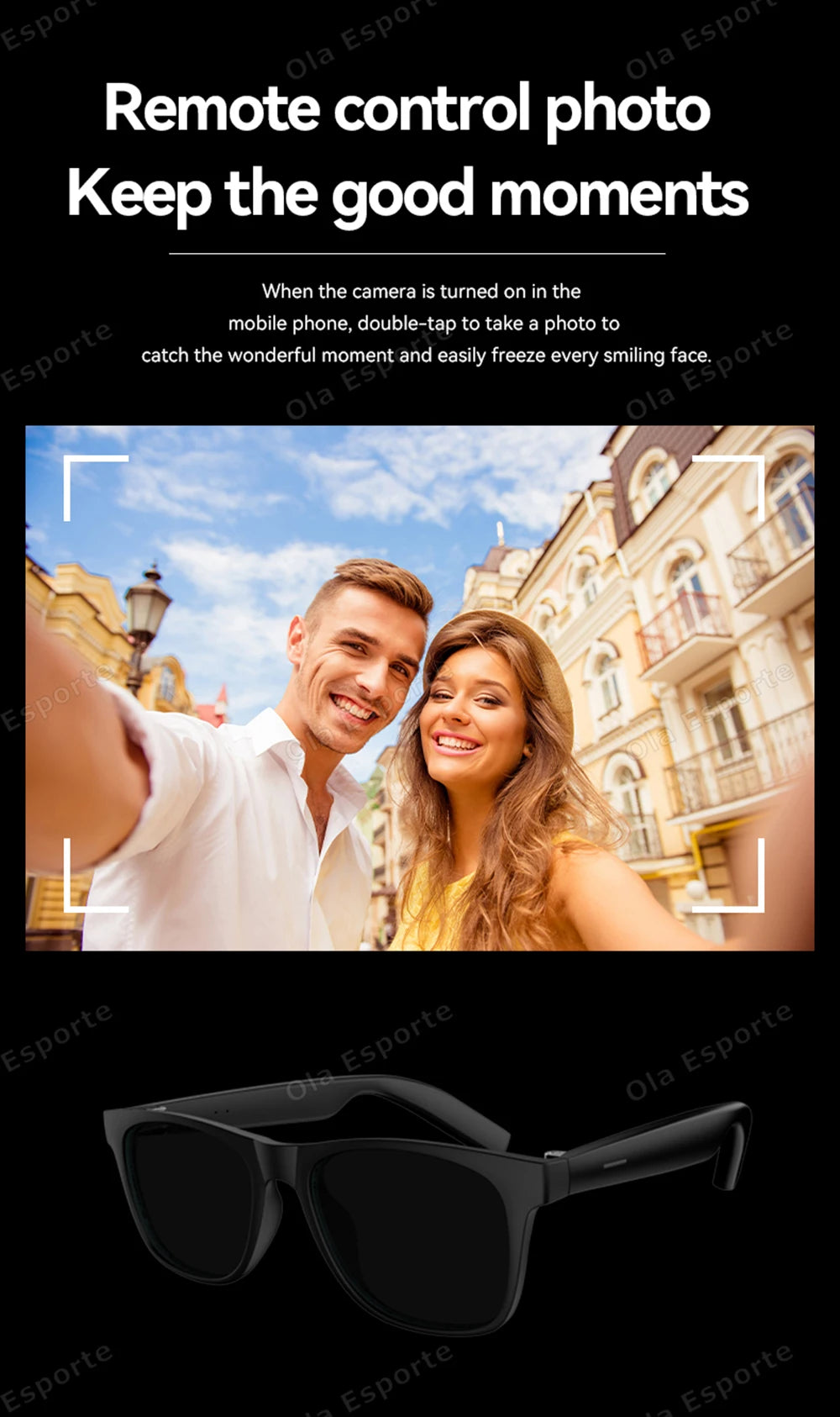2025 AI Voice Video Call Real-time Translation Intelligent Question Answering Smart Glasses UV400 Protection Sport BT Sunglasses