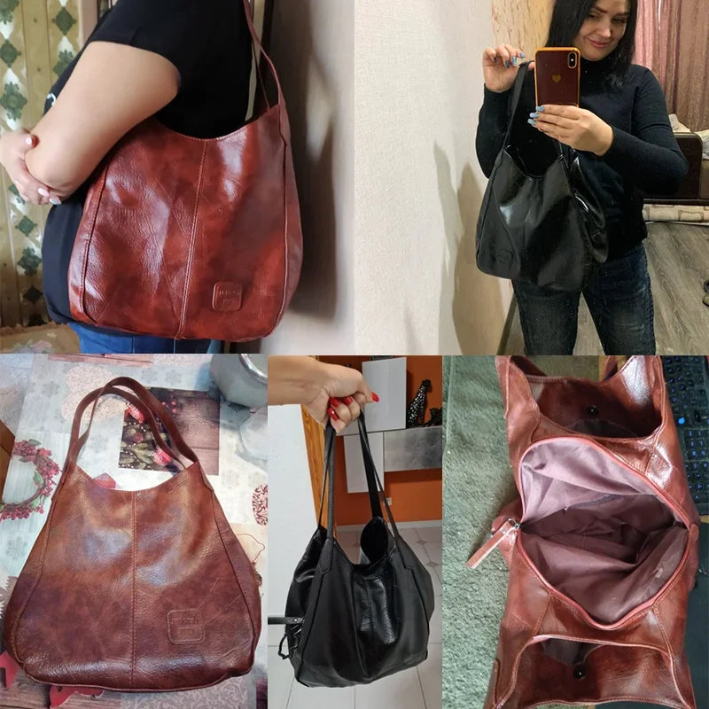 Vintage Women Hand Bag Designers Luxury Handbags Women Shoulder Tote Female Top-handle Bags Fashion Brand