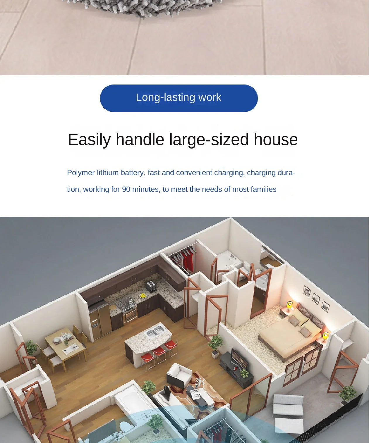 2024 New 3 in 1 Dry and Wet Sweep and Mop Robot Vacuum Cleaner Rechargeable Smart Mopping Robot Spray Cleaner Home Mopping Robot