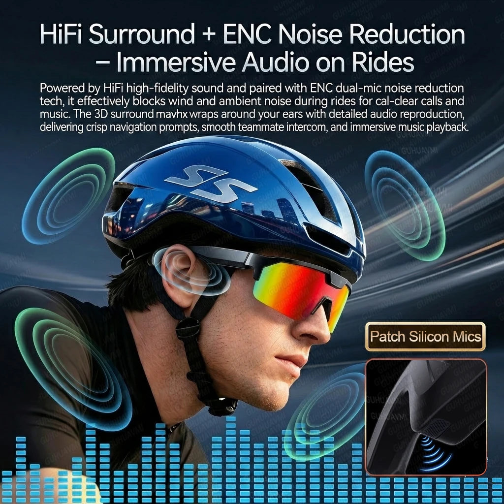 2026 New AI Smart Sports Glasses with 1200P Camera 4k Anti-Shake AI Voice Translator Bluetooth Call Dual Mic Audio Sunglasses