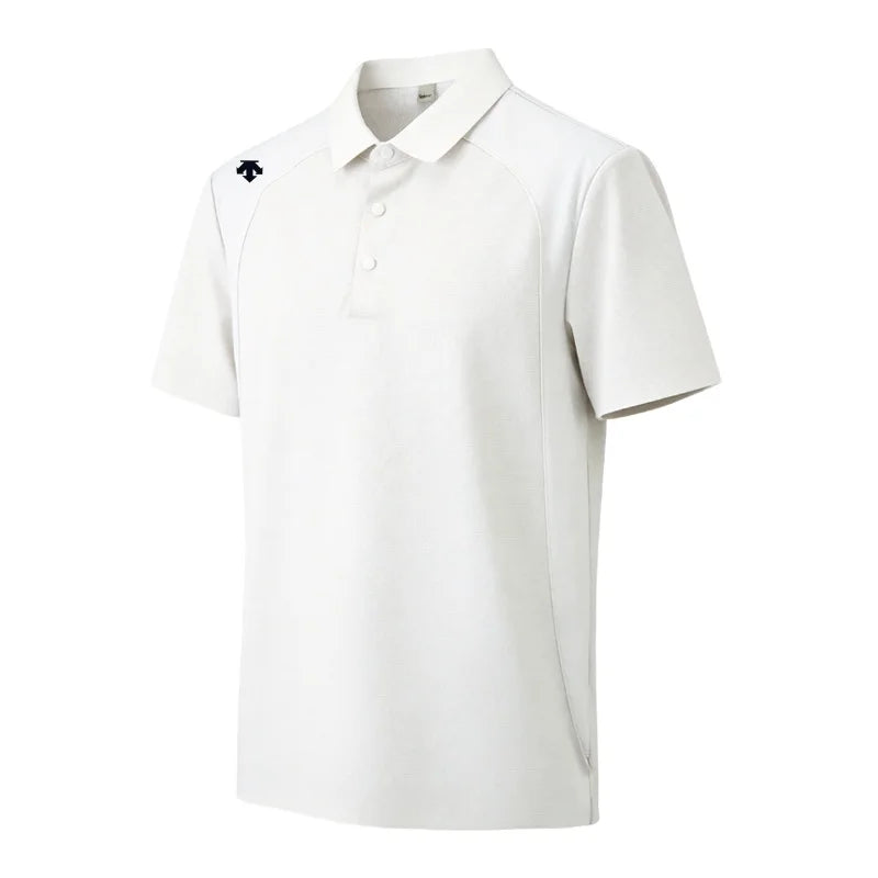 men's new summer brand short sleeves seamless polo shirt lapel printing high quality patchwork t-shirt leisure sports men's wear