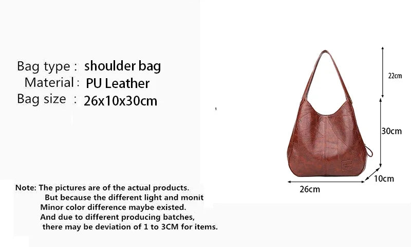 Vintage Women Hand Bag Designers Luxury Handbags Women Shoulder Tote Female Top-handle Bags Fashion Brand