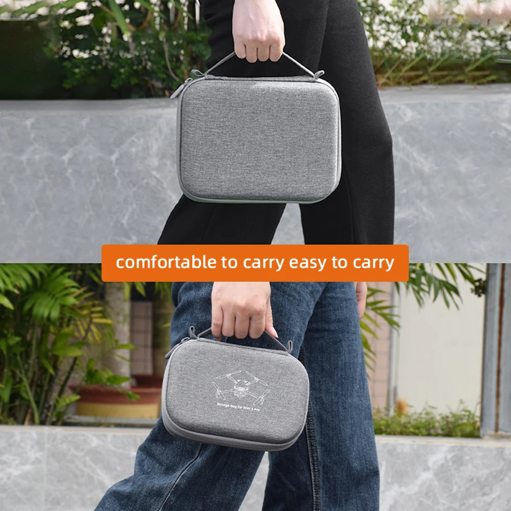 Storage Bag for DJI Mini 5 Pro Drone Portable Carrying Case RC 2/RC-N2 Controller Handbag Travel Box Drone Dustproof Accessories