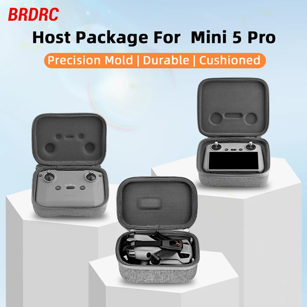 Storage Bag for DJI Mini 5 Pro Drone Portable Carrying Case RC 2/RC-N2 Controller Handbag Travel Box Drone Dustproof Accessories