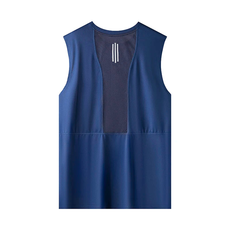 YJKVUR Summer Men's Workout Sleeveless Shirts Quick Dry Beach Pool Tech Running Athletic Exercise Muscle Tank Top Gym T Shirts