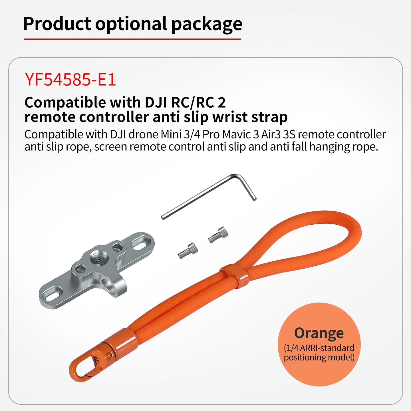 Remote Controller Metal Hook Holder Buckle Bracket Silicone Wrist Strap for DJI Mini 4 3 Pro Drone for DJI RC/RC2 Transmitter