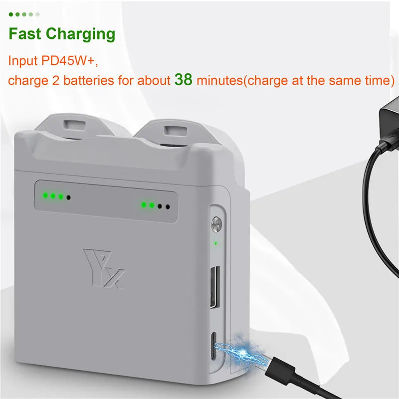 2/3-Ways Battery Hub For DJI NEO Fast Battery Charging Box Portable Carrying Battery Charging Case For DJI NEO Drone Accessories