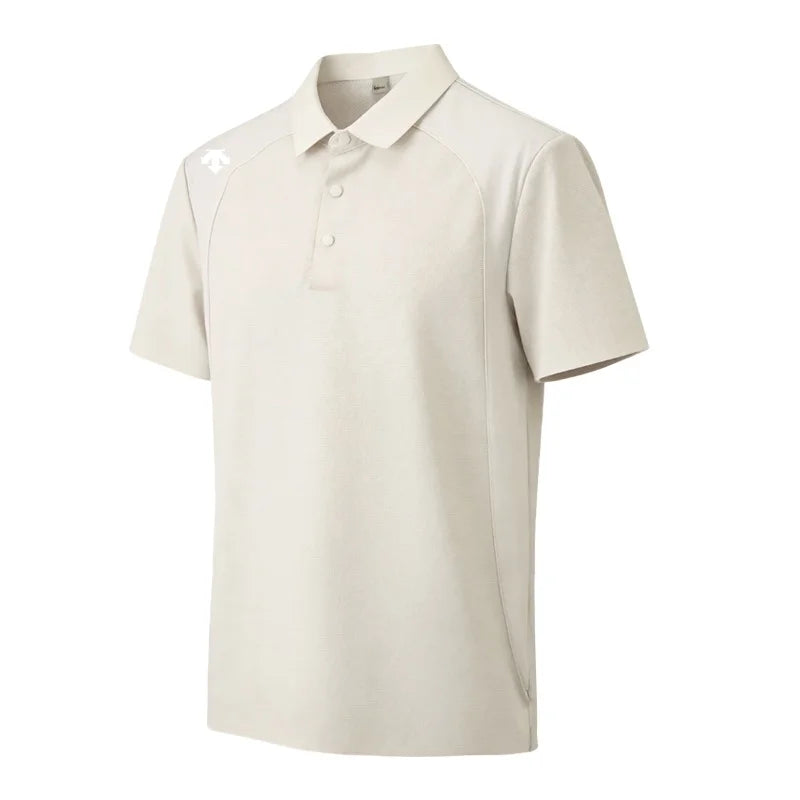 men's new summer brand short sleeves seamless polo shirt lapel printing high quality patchwork t-shirt leisure sports men's wear