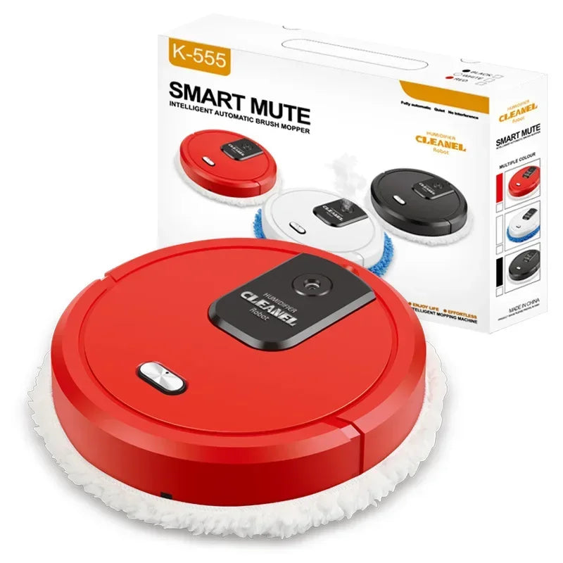 2026New Smart Sweeping and Mop Robot Vacuum Cleaner Household Rechargeable Dry and Wet Home Appliance With Humidifying Spray