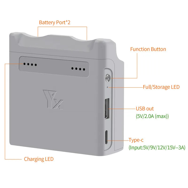 2/3-Ways Battery Hub For DJI NEO Fast Battery Charging Box Portable Carrying Battery Charging Case For DJI NEO Drone Accessories