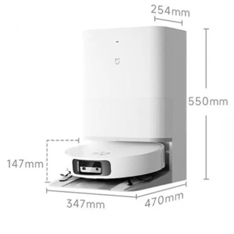 Xiaomi Mijia Floor Cleaning Robot 6 - Integrated Sweeping and Mopping with Automatic Cleaning and Full Automation 28000Pa