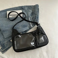 HOT Womens Transparent Ita Bags Girl Transparent Messenger Bag Women's Designer Handbags Ladys DIY Badge Tote Bag Lolita Handbag