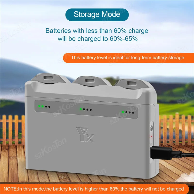 2/3-Ways Battery Hub For DJI NEO Fast Battery Charging Box Portable Carrying Battery Charging Case For DJI NEO Drone Accessories