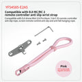 Remote Controller Metal Hook Holder Buckle Bracket Silicone Wrist Strap for DJI Mini 4 3 Pro Drone for DJI RC/RC2 Transmitter