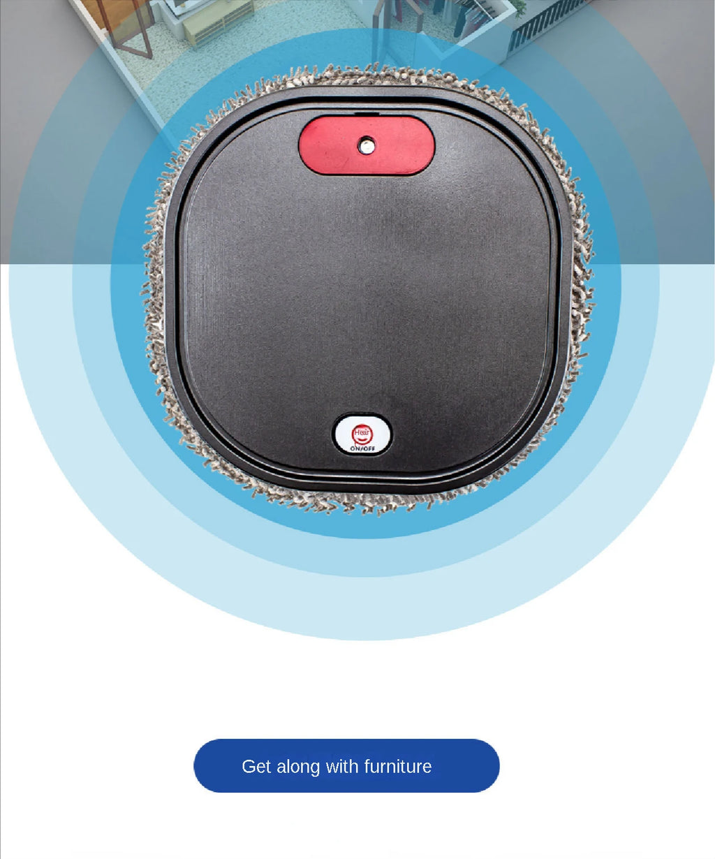 2024 New 3 in 1 Dry and Wet Sweep and Mop Robot Vacuum Cleaner Rechargeable Smart Mopping Robot Spray Cleaner Home Mopping Robot